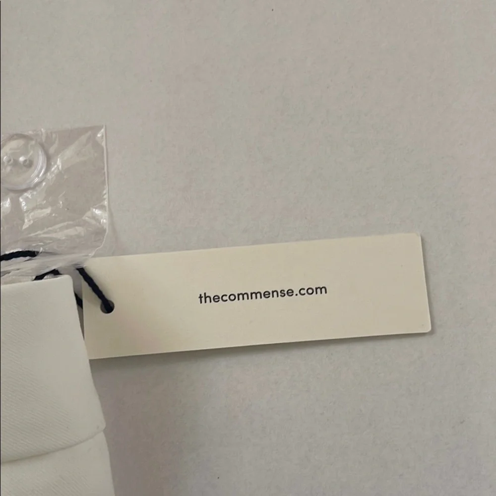 The Commense White Wide Leg Pants with Flowing Relaxed Fit size large - Picture 8 of 11